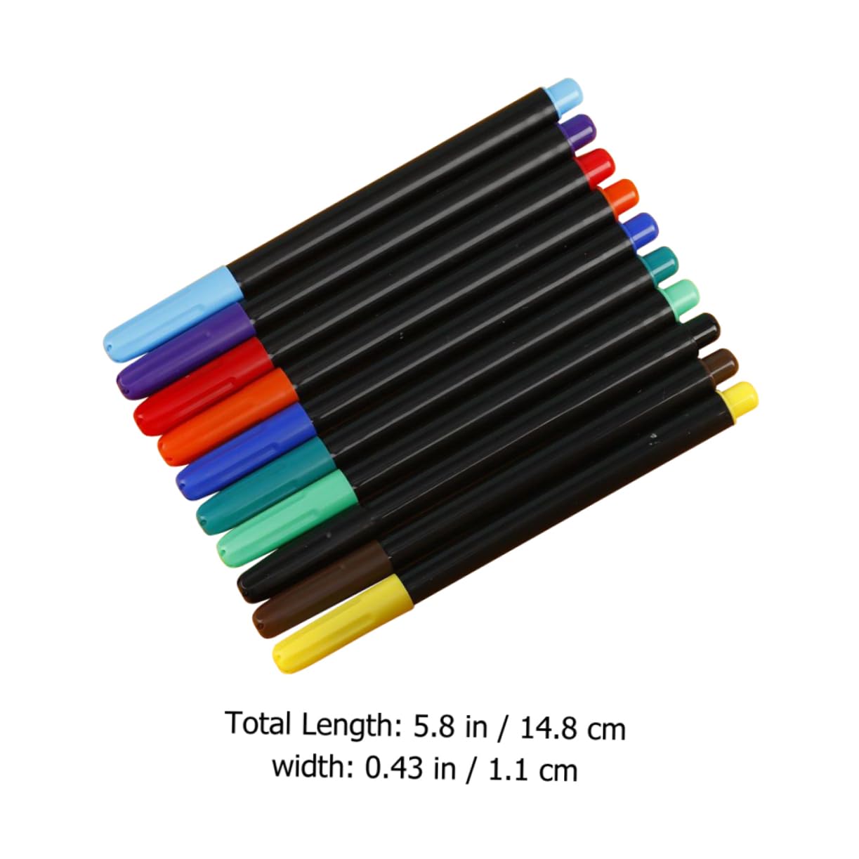 HOMSFOU 4 Sätze Wasser Malstifte Kreative Wasserfarben Stifte Für Whiteboard Abwaschbare Markierstifte Für Schule Und Zuhause Für Glatte Oberflächen 10 Stück * 4