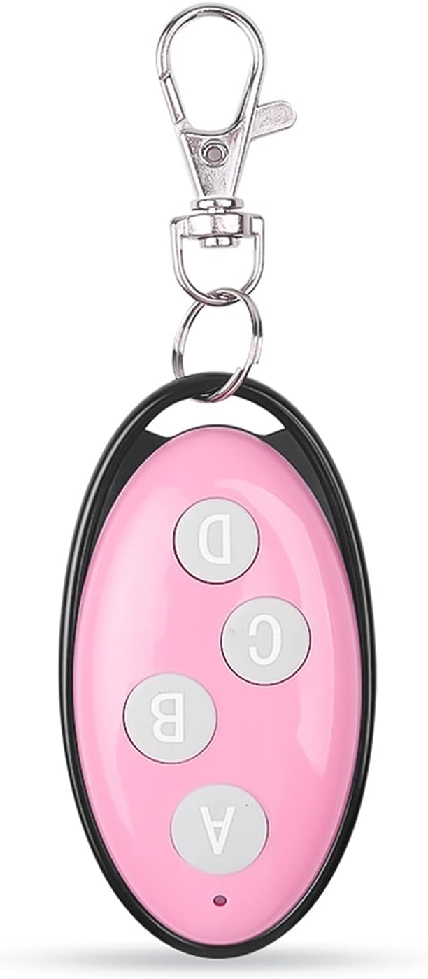 433MHZ Remote Control Electric Garage Gate Door Opener Remote Control Duplicator Clone Cloning Code 4 Keys Duplicator Copy (Color : Pink)