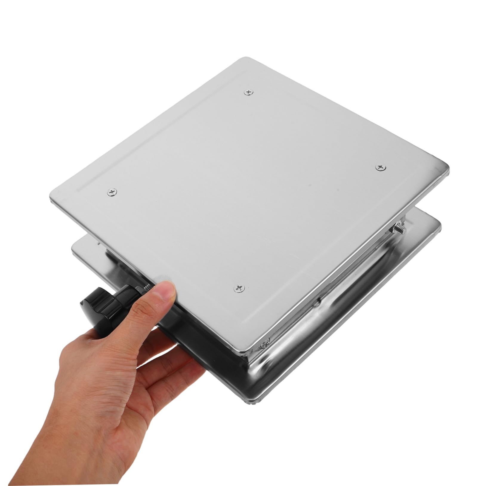 Verstellbarer Laborständer aus Edelstahl – präzise manuelle Einstellung, 200 x 200 mm Plattform für wissenschaftliche Experimente, Unterstützung für den Einsatz