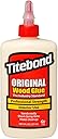 Titebond Original Wood Glue 5063, Industry Standard for Woodworking, Furniture Repair/Assembly, Construction, Home Repair or Modeling, 8 oz