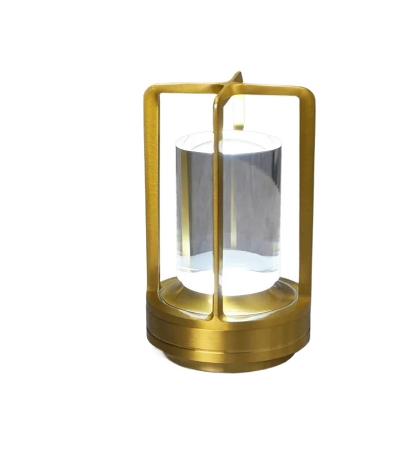 CKAFZMYJQBT Aluminum Crystal Lamp Echargeable Touch Night Light LED Bedroom Bedside Table Lamp for Restaurant Hotel Bar Bedroom Decor Light