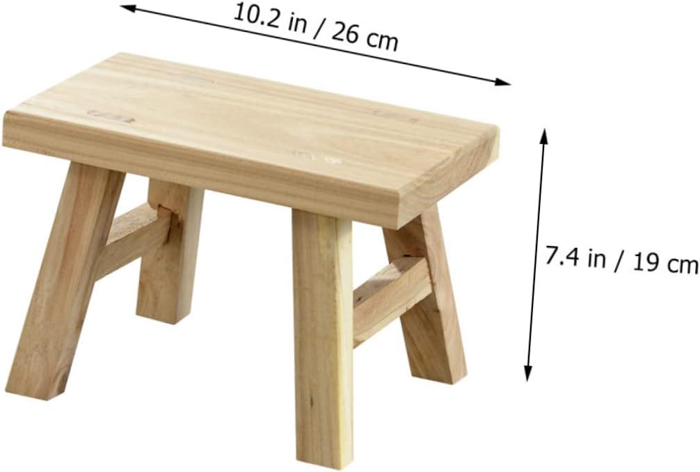 Alipis Household Boy Girl Step Stool Foot Stool for Bathroom Kitchen Bedroom Non- Design Lightweight and Safe for Toddlers for Shoe Changing and Daily Use