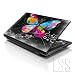 LSS 15 15.6 inch Laptop Notebook Skin Sticker Cover Art Decal Fits 13.3" 14" 15.6" 16" HP Dell Lenovo Apple Asus Acer Compaq (Free 2 Wrist Pad Included) Multi Colored Butterfly