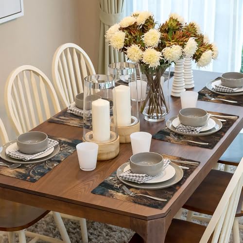Set de table lin double couche haut de gamme d'une excellente tenue thermique 45x30cm - 7