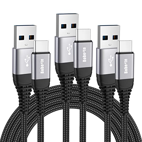 Câble USB C Charge Rapide [Lot de 3, 0.3M+1M+2M],Cable Type C Chargeur Rapide Compatible avec Samsung Galaxy S10 S10E S8 S9 S20 Plus Ultra,A12 A51 A71 A31 A52 A72,A41 A21 A21S A50 A40 A70,A3 A5 2017 Cover