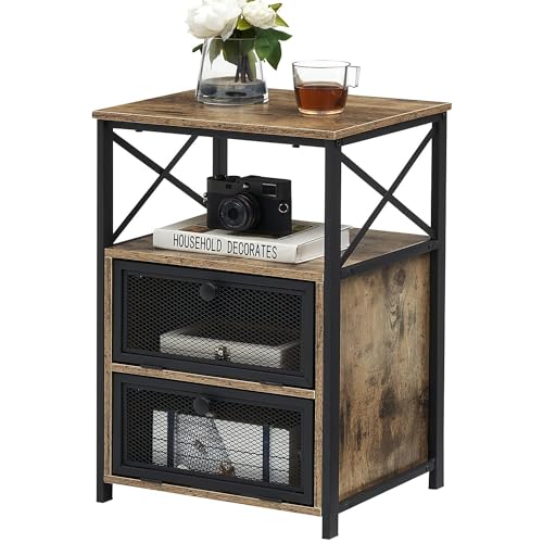 VECELO Nightstand, End Table