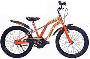 Avon Cycles Kids Judo 20, Single Speed, Mountain Bike, Frame: 33cm, 85% Fitted (Matt Floro Neon Orange/Black)