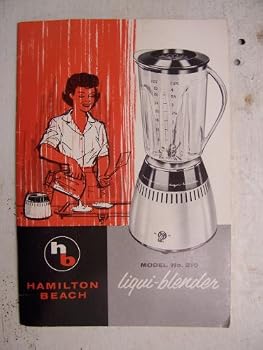 Unknown Binding Hamilton Beach Deluxe Liqui-blender Manual and Recipe Book