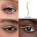 LUNE LINER Multichrome Liquid Eyeliner - Waterproof Long Lasting Smudge Proof Metallic Precision for Graphic Looks, Color - Coup de Foudre (Green Gold)