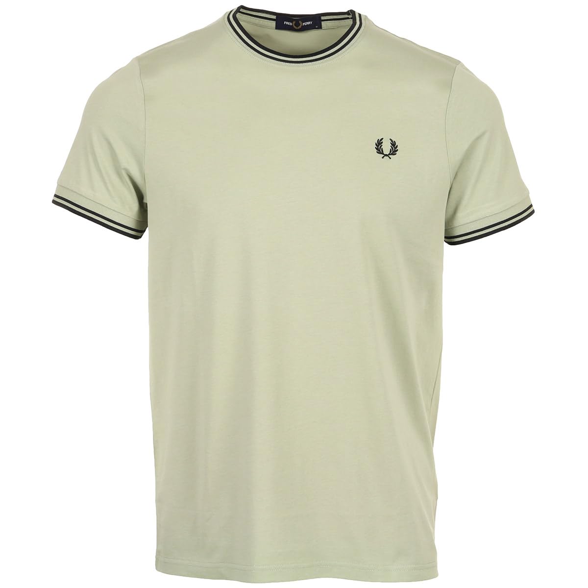Fred Perry Twin Tipped T Shirt S23 Green size XL