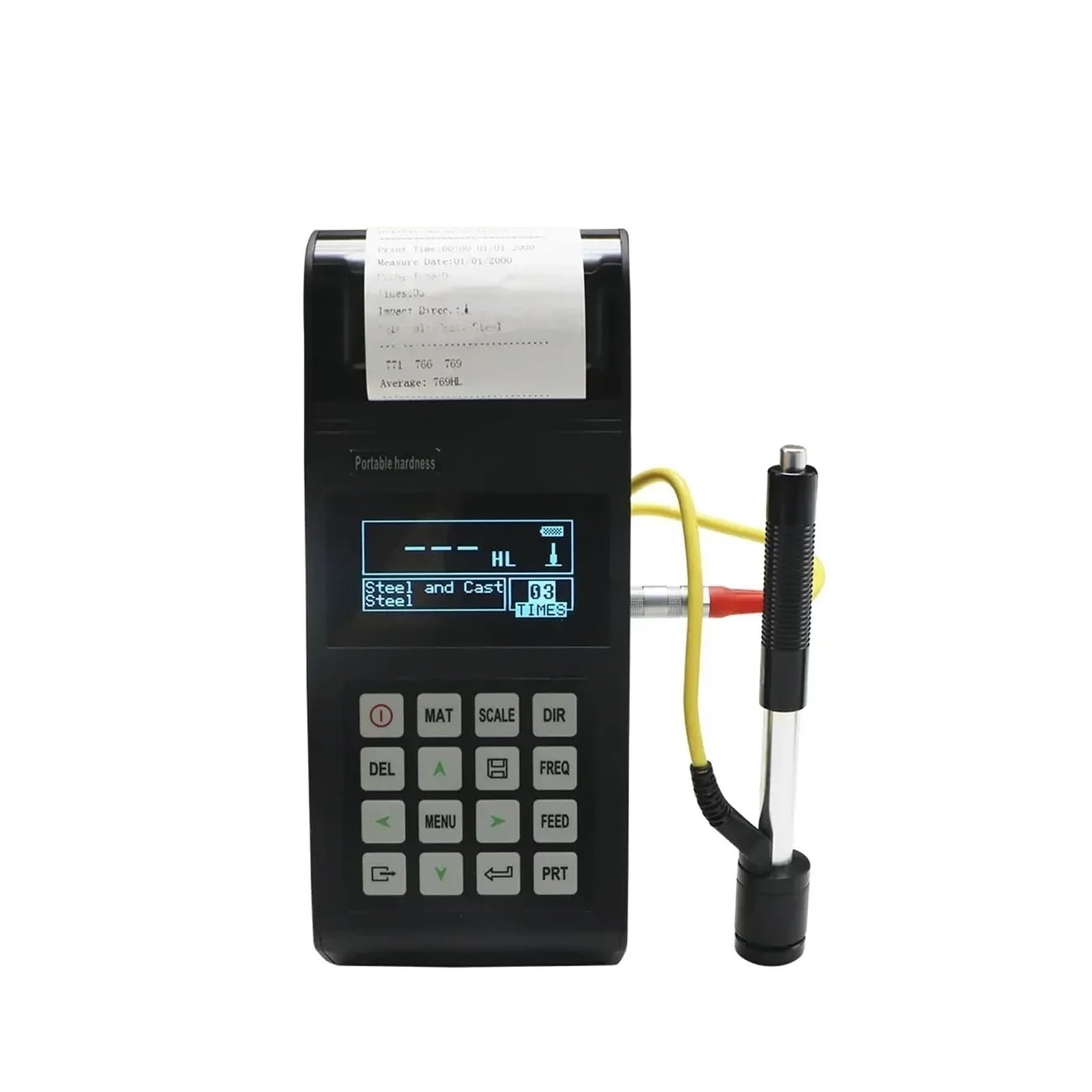 JVDDI Portable Leeb Hardness Tester With Printer Measuring Instruments