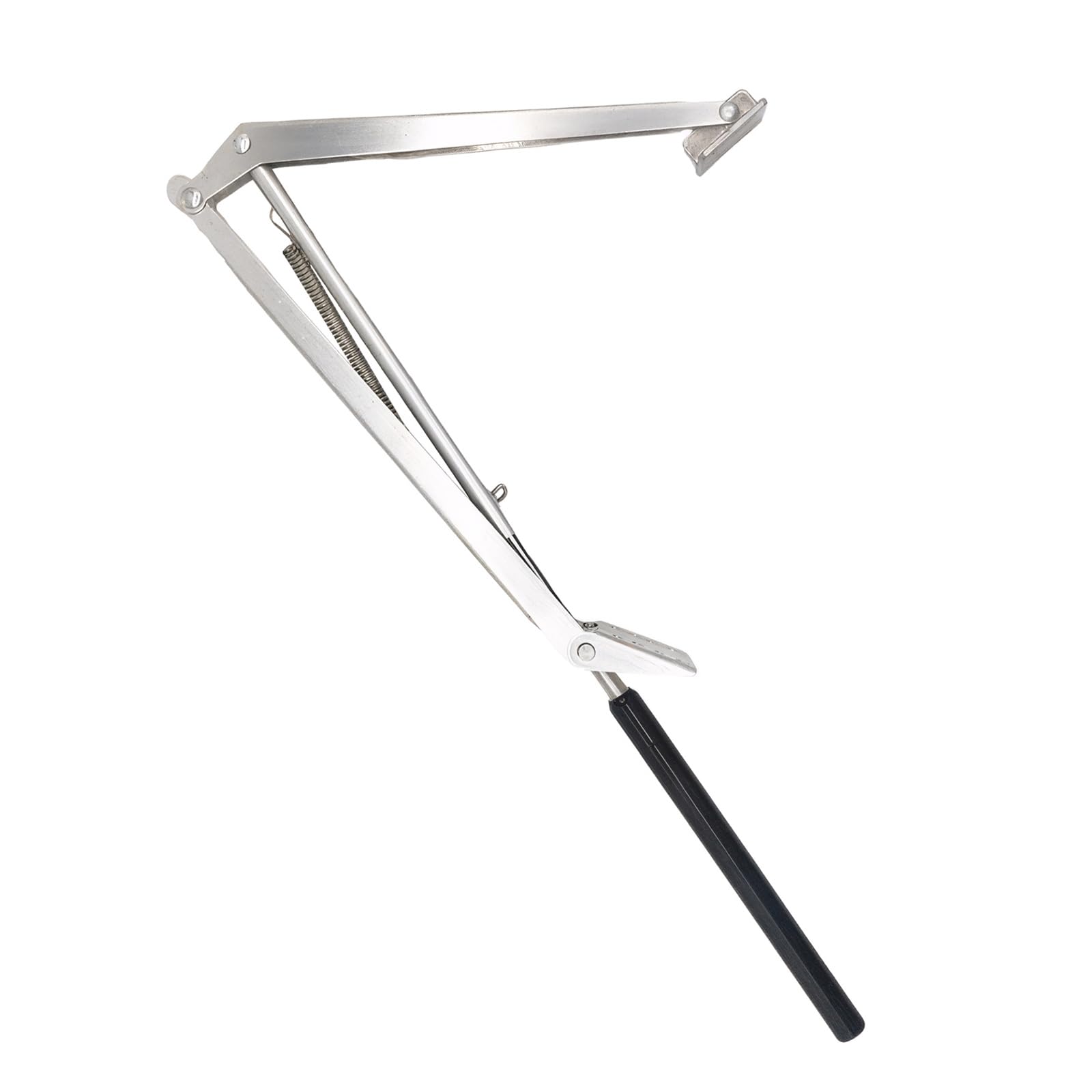 Kaeltsyn Silver Single Spring Greenhouse Automatic Window Opener Cylinder Roof Vent Opener For Efficient Ventilation Greenhouse Supplies Garden Tool Opening Rod