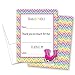 20 Magenta Roller Skates Fill-in Birthday Thank You Cards