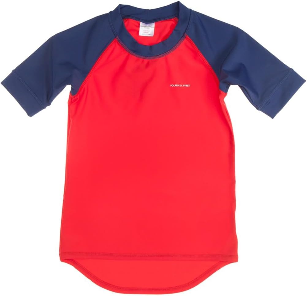 Polarn O. Pyret Two Tone ECO UV Rash Guard TOP (6-12 YRS) - 10-12 Years/Dark Night
