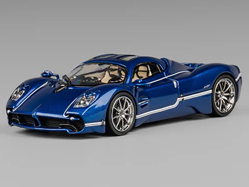 Amazon.com: Utopia Blue Metallic with White Stripes 1/64 Diecast