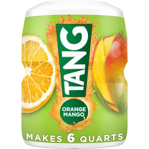 Tang Powdered Soft Drink Mix Orange Mango 19.7 oz Canister