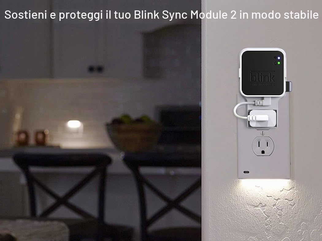 Hibezos Chiavetta USB Blink da 256 GB, compatibile con modulo Blink Sync 2, supporto a parete per risparmiare spazio, archiviazione stabile e sicura