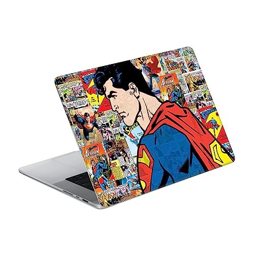 Skin MacBook Pro 16 A2485 Vinyle Autocollant Superman DC Comics Collage