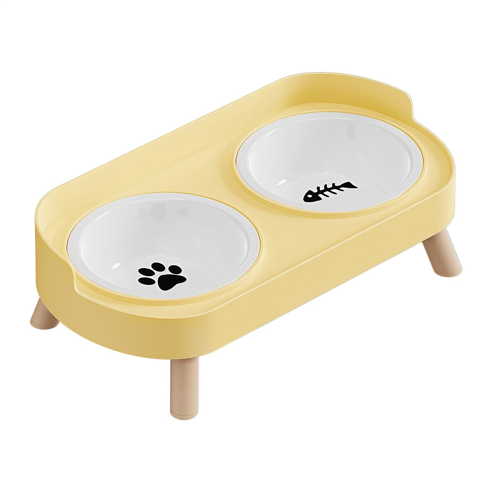 Gamelle pour chat en céramique solide : le confort ergonomique et design