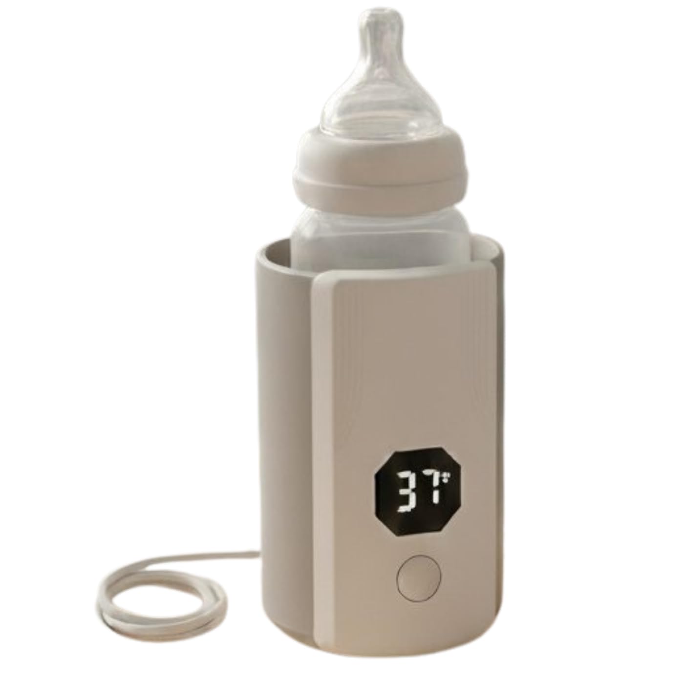Aquecedor de Mamadeira Portátil Recarregável com Display Digital