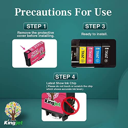 29XL Ink Cartridges Multipack, for Epson 29 29XL Strawberry Ink Cartridges, for Epson Expression Home XP-342 XP-245 XP-442 XP-235 XP-335 XP-432 XP-435 XP-332 XP-345 XP-247 XP-445 (10 Pack)