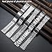 WRISTARMOR Stainless Steel Watchband Accessories Compatible with Caiso A158WA A168WH AE1200WH F108WH AQ-230A A700W LA670WGA Mens Watch Strap 18mm Replacement Band(silvery 3Z)