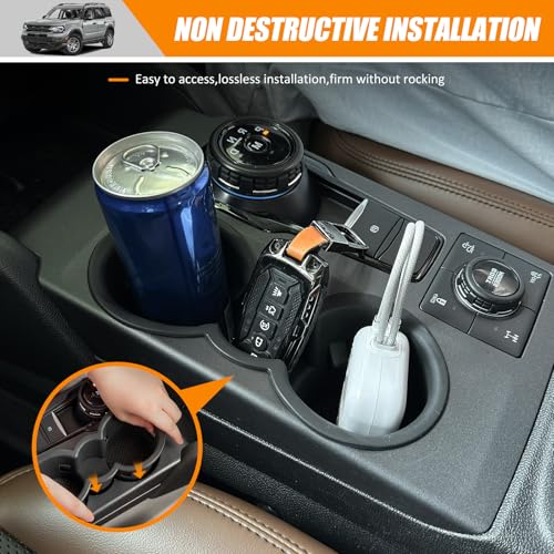 Portavasos para consola central compatible con Ford Escape 2020-2025 miniatura 6