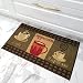 Maxy Home Cucina Coffee 1 ft. 6 in. x 2 ft. 7 in. Kitchen Door Mat