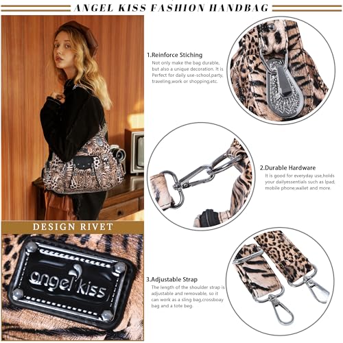 Image of Angel Kiss Purses for Women Soft PU Leather Large Hobo Bags for Women Shoulder Bag | Soft