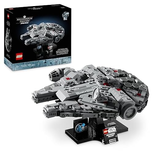 LEGO Star Wars 75375 Halcón Milenario -Maqueta para Adultos de Nave Estelar Coleccionable con Base y Placa - Decoración de Escritorio - Regalo para Hombres, Mujeres y Fans de Una Nueva Esperanza | Ya disponible en tu tienda friki favorita! En mundofriki.es! LEGO Star Wars 75375 Halcón Milenario -Maqueta para Adultos de Nave Estelar Coleccionable con Base y Placa - Decoración de Escritorio - Regalo para Hombres, Mujeres y Fans de Una Nueva Esperanza | Ya disponible en tu tienda friki favorita! En mundofriki.es!
