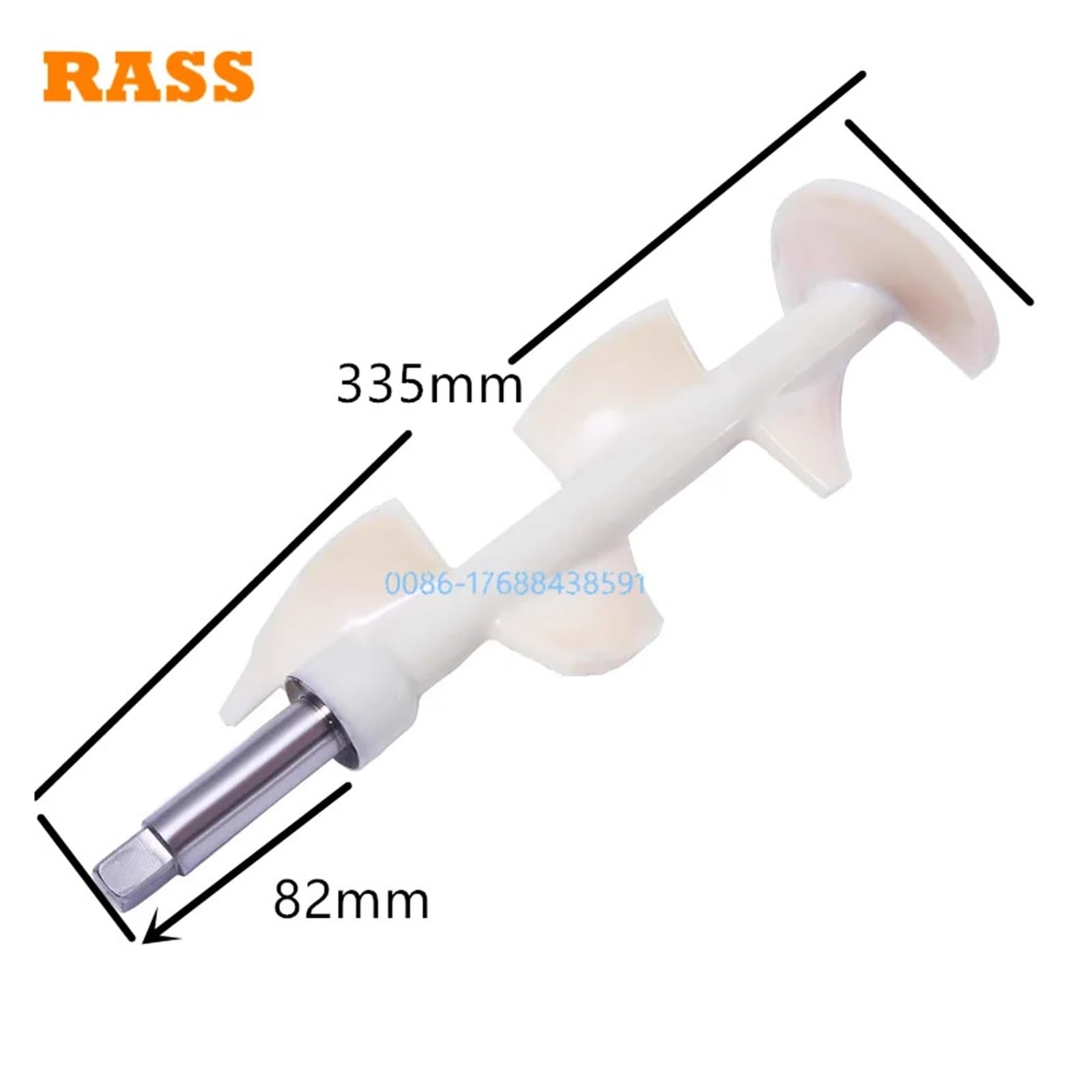 Varilla Batidora 335MM Repuesto Helado YKF, Compatible Con VEVOR