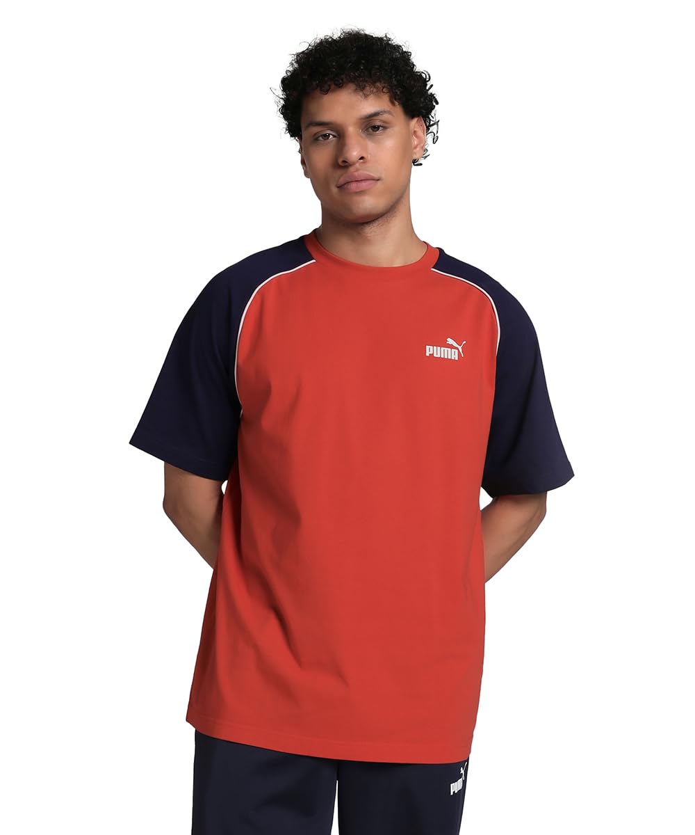 Puma Men's Regular Fit Sport T-Shirt - Red Fire - M