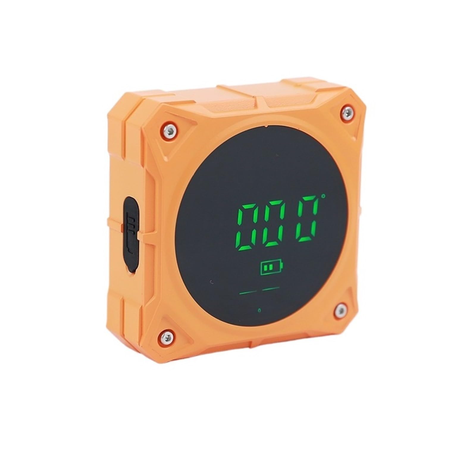 Digital Angle Finder, Industrial Digital Angle Finders Real Time Monitoring Goniometer Tool,Inclinometer(Orange)