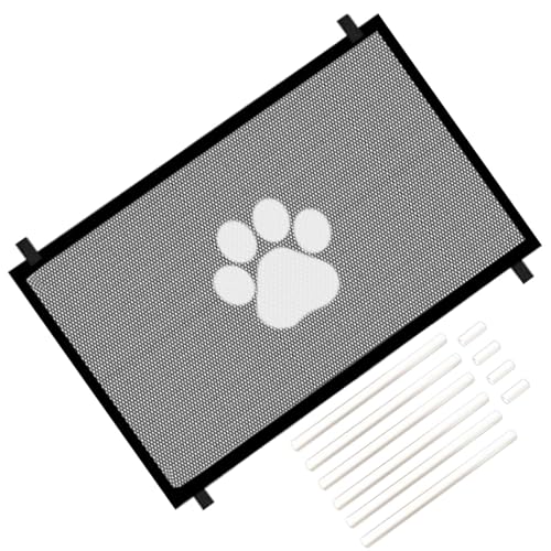 Dog Gate for Stairs, Retractable Indoor Safety Gate, Wide Pet Gate, Folding Fence Net for Stairs, Safety Gate for Doorways, Pet 