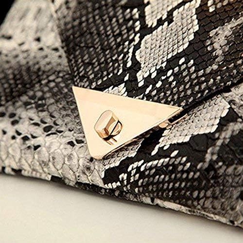 HYLong Women's Fashion Retro Snake Skin Envelope Bag Clutch Purse Evening Bag 1 - Image 4