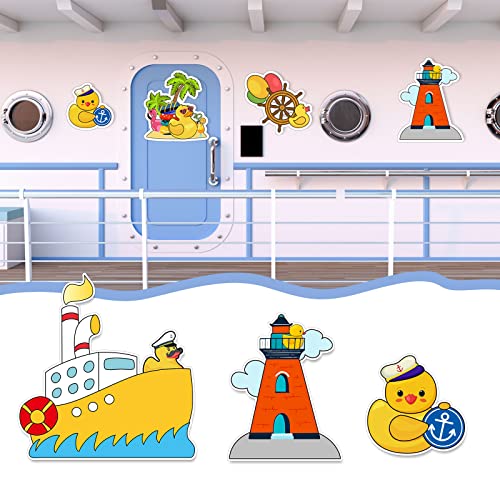 12 imanes decorativos de pato para puerta miniatura 4