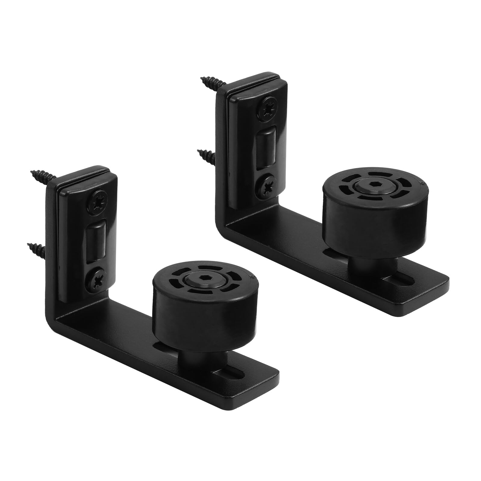 Guide sol porte coulissante robuste avec roulettes doubles murales pour un alignement parfait
