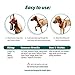 Sporn No Pull Dog Harness for Medium-Sized Dog - Heavy Duty Nylon, Breathable Black Mesh, Adjustable Fit, Soft & Easy Wear, Lightly Padded Halter-Style Body, Medium Size Puppy Harness