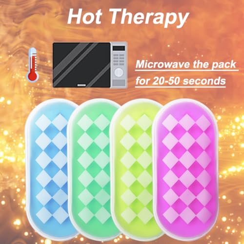 Image of Kids Ice Pack for Boo Boo - 4 Color Cold Packs Cold Compress for Swelling, Bruises & Cuts - Safe Toddler First Aid Ice Pack- Reusable Gel Pack for Sports Injuries & Home Healthcare