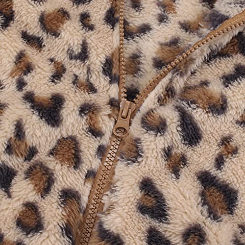 Image of Toddler Girls Boys Fleece Hoody Jacket Zip Up Teddy Coat Warm Winter Outwear