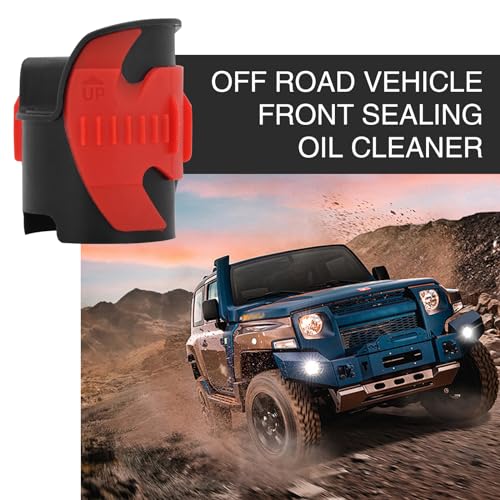 Image of 2 PCS Motorcycle Fork Seal Cleaner, Shock Absorbing Oil Seal Cleaning Tool, ABS Plastic Portable Maintenance Accessory, for Motorcycle Off-road Vehicle (Red)