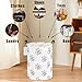 LANGYASHAN Laundry Basket Canvas Fabric Collapsible Organizer Basket for Storage Bin Toy Bins Gift Baskets Bedroom Clothes Children Nursery Hamper (Bee)