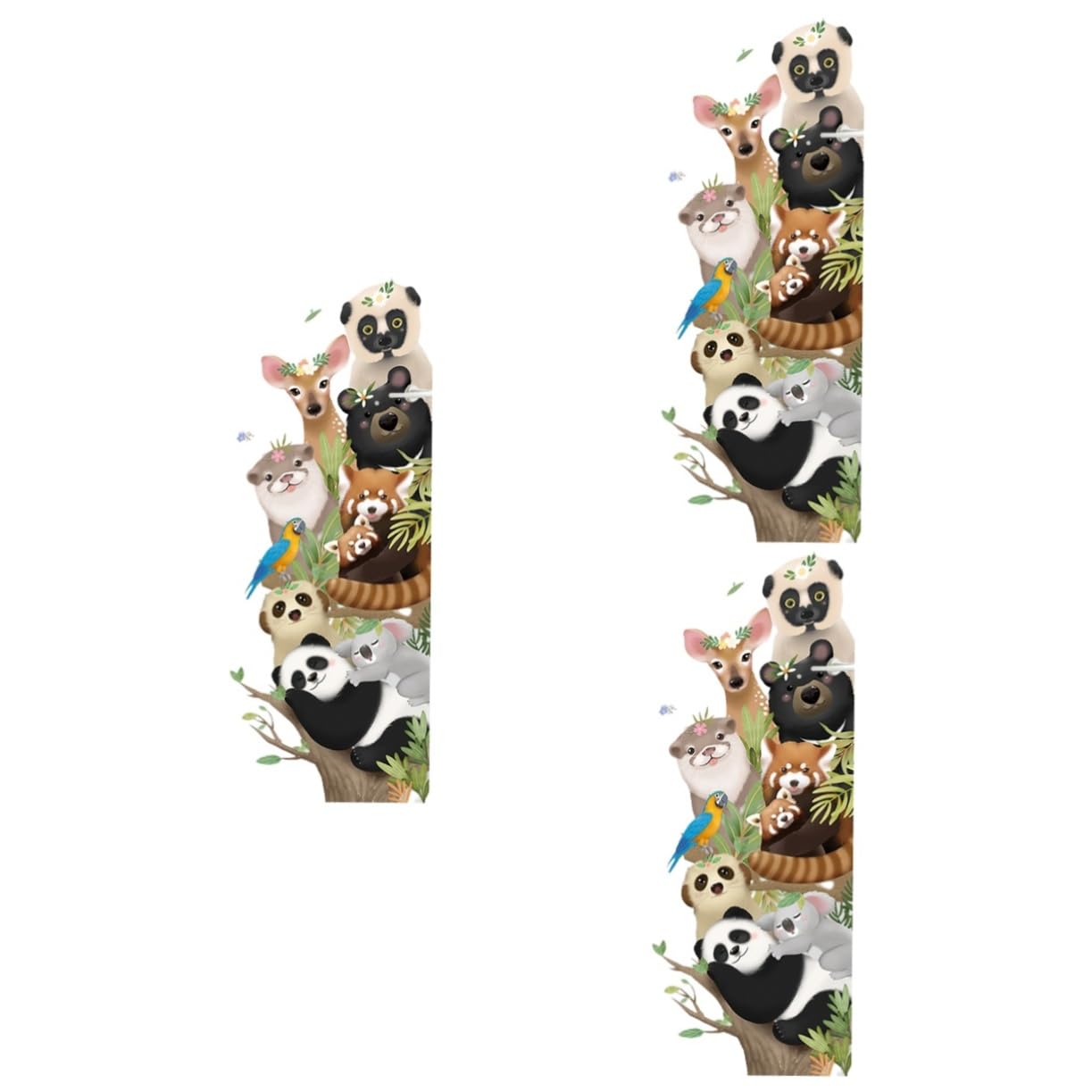 UPKOCH 3 Adesivi Murali Autoadesivi Adesivi Murali Creativi A Forma Di Animale Decorazioni Murali