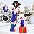 GOOSH 6 FT Inflatable Christmas Decorations, Inflatable Snowman with Penguins, Christmas Blow Ups Yard Decorations with Colorful LED Lights, Christmas Inflatables for Garden Lawn Xmas Holiday