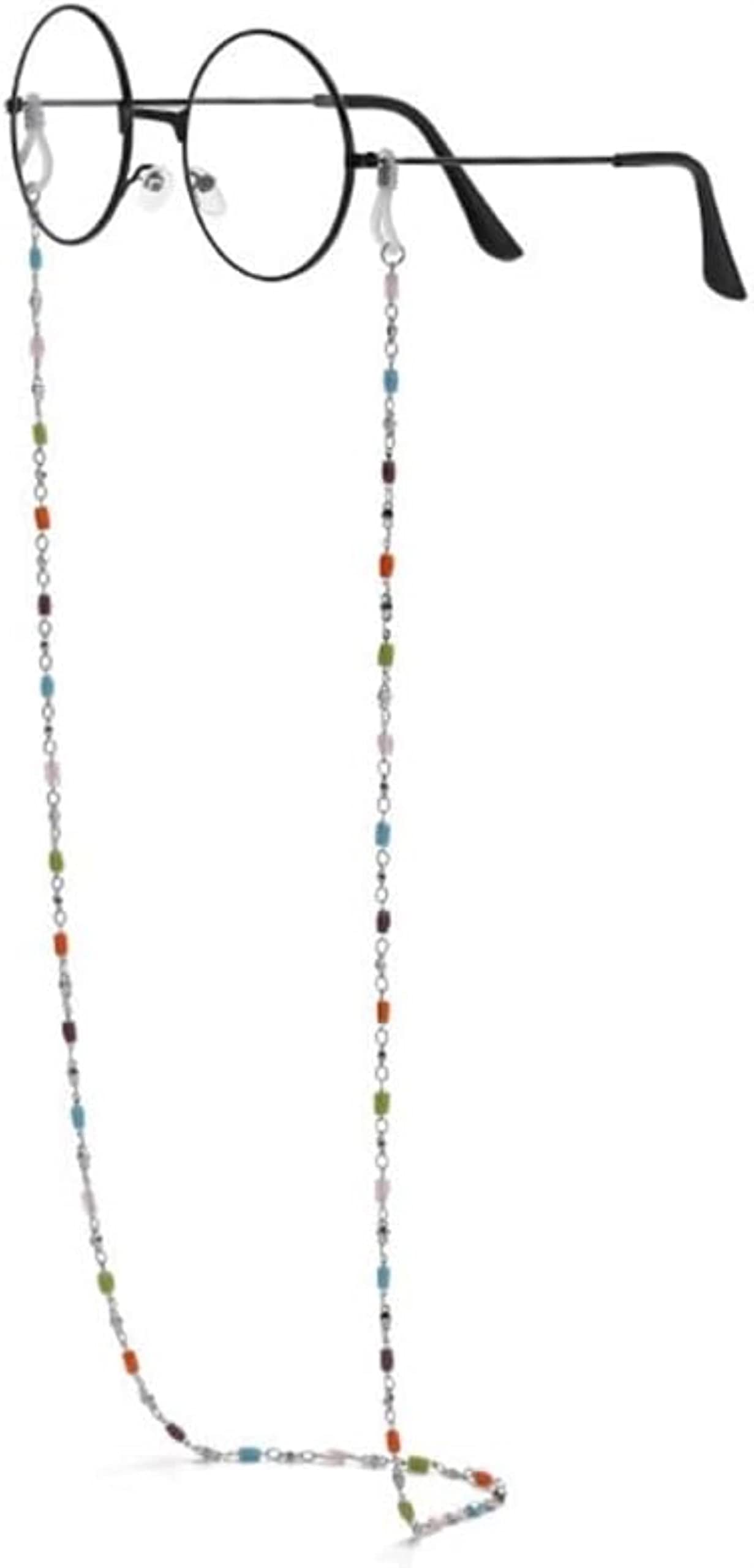 Catena per cinturino per occhiali da donna, elegante cordino per occhiali.