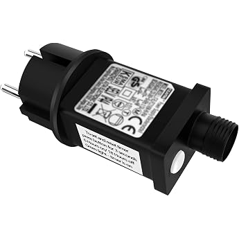 31V 6W LED Power Supply Low Voltage Transformer with 8 Modes Timer function memory function IP44 GS plug for Christmas lighting fairy lights