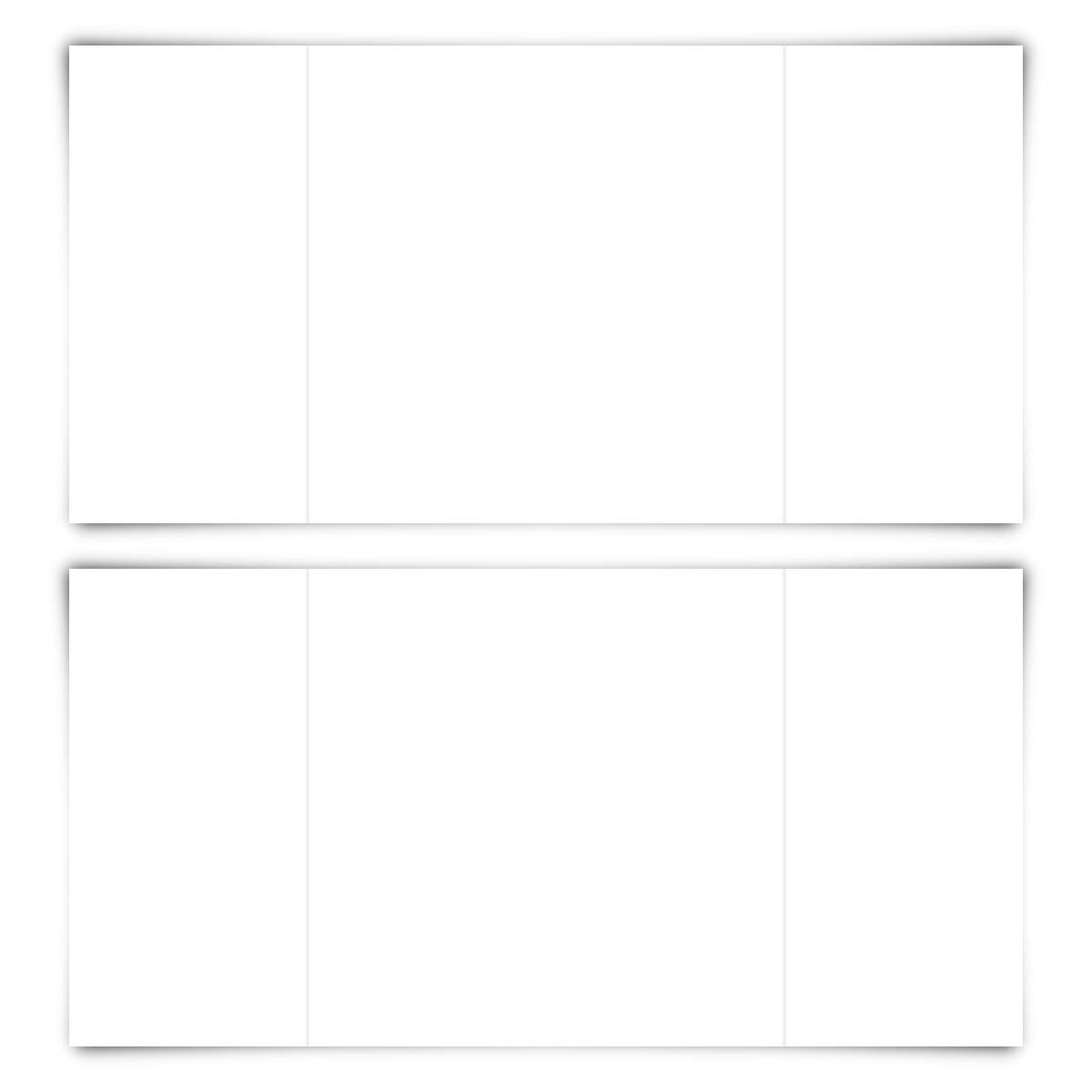 200 Blanko Klappkarten Altarfalz Quadrat 148x148mm Bilderdruckpapier Set Papier wählbar