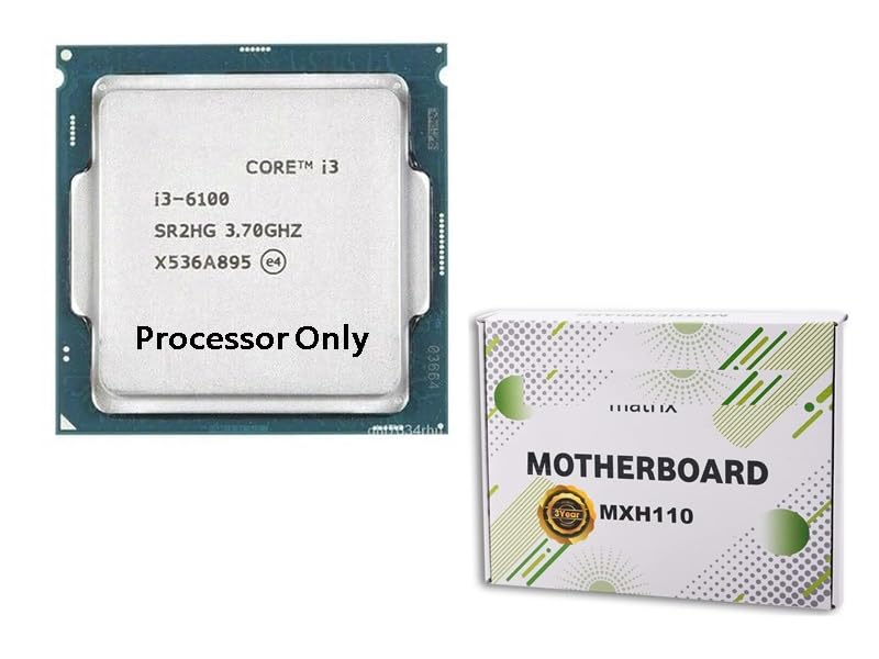 Core i3 6th Generation Processor i3-6100 3.70 Ghz LGA 1151 Socket Suitable for MatrxH110 CHIPSET DDR4 Mother Board - - (Mother Board Not Included) (Processor Only + Cooling Paste)-picture-13