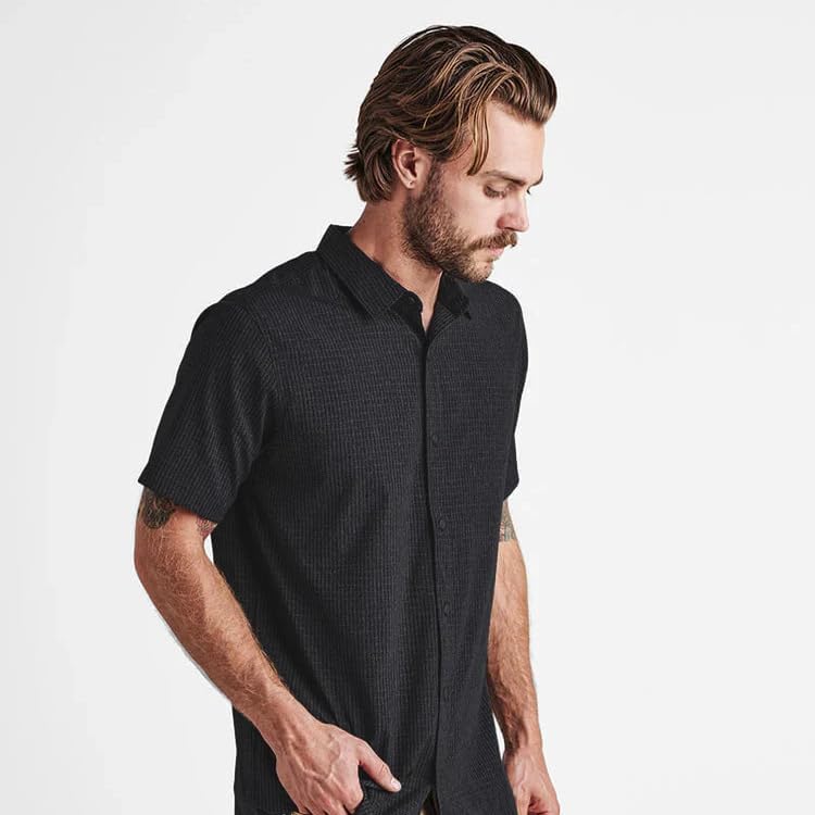 Roark Bless Up Breathable Stretch Button Up Shirt - Men's Button Down Short Sleeve Shirt, Casual Short Sleeve Shirt for Men - Image 6