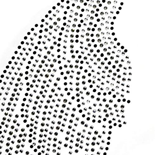 Large Angel Wing Rhinestone Iron On Hotfix Transfer Decal Bling- 10" By 14" #TOP2